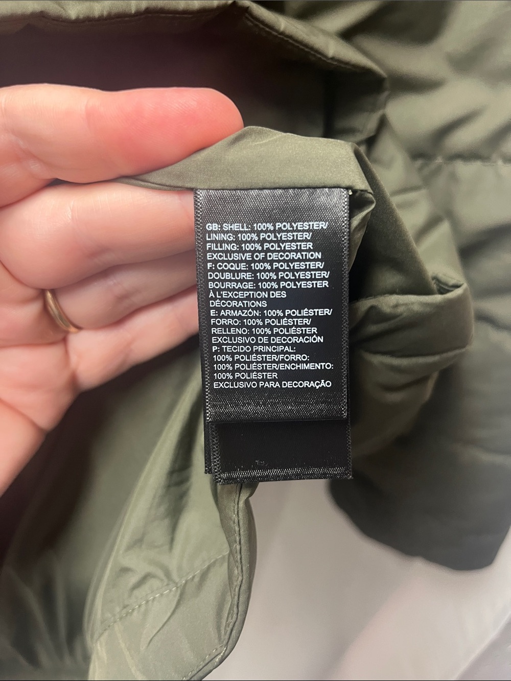 The North Face New Taupe Green Tamburello Parka- L - Picture 8 of 8